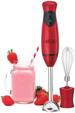 Red Two Speed Blender with Whisk