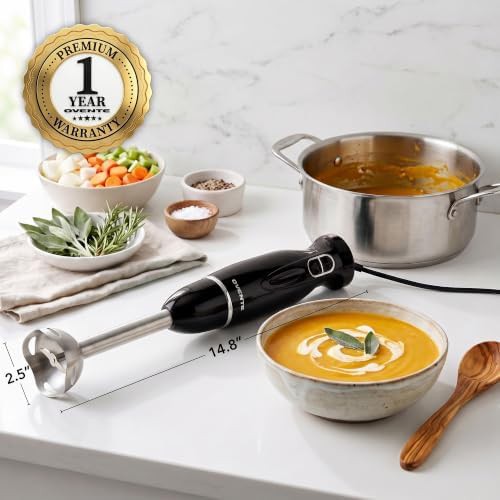 Black Corded Hand Blender 300W — photo 5