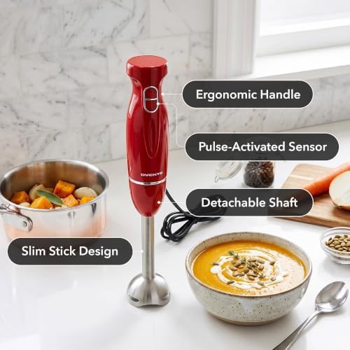 Red Corded Immersion Blender 300W — photo 3