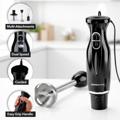 Black Two Speed Hand Blender Set — photo 3