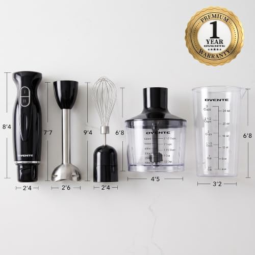Black Two Speed Hand Blender Set — photo 5