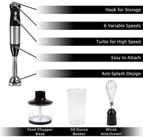 Black Six Speed Four in One Blender — photo 3
