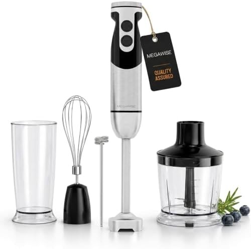 Multipurpose thousand watt hand blender with chopper