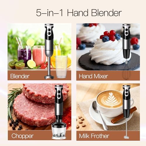 Multipurpose thousand watt hand blender with chopper — photo 3