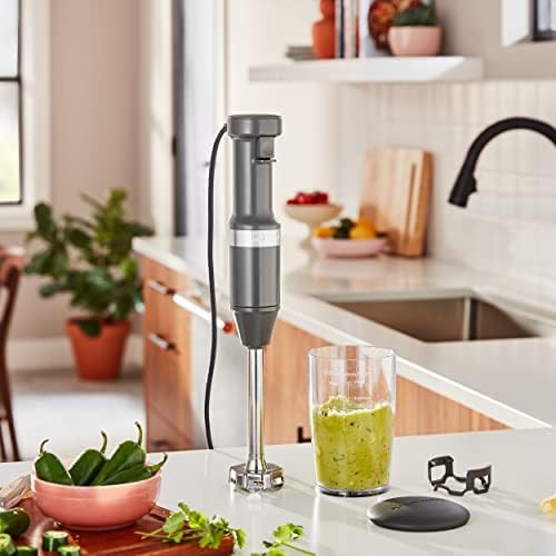 Charcoal grey variable speed corded immersion blender — photo 4