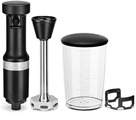 Matte black variable speed corded immersion blender — photo 3