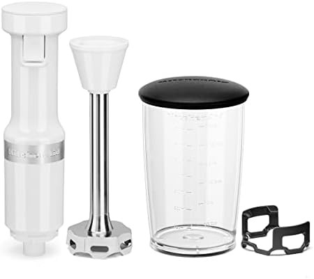 White variable speed corded immersion blender — photo 3