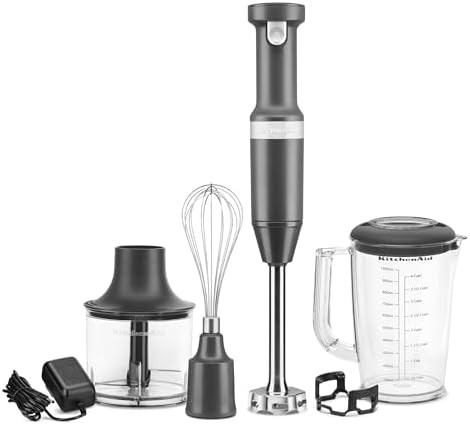 KitchenAid cordless hand blender chopper and whisk