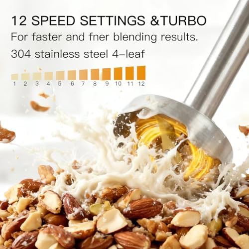 Titanium plated stainless steel stick blender — photo 3