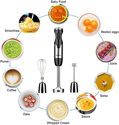 Keylitos 5 in 1 black immersion hand blender — photo 5