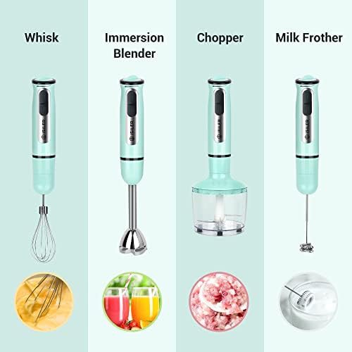 Eight Speed 500 Watt 5-in-1 Hand Blender — photo 4
