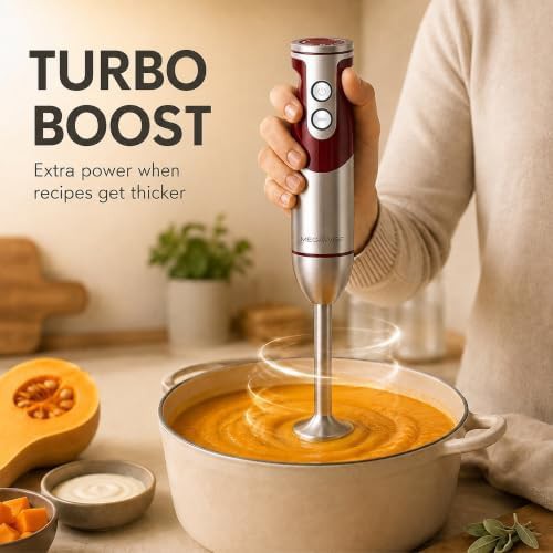 Red five in one variable speed blender — photo 5