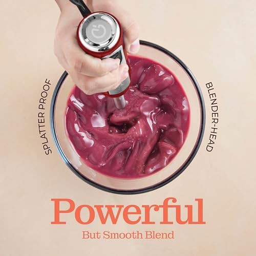 Red Stainless Steel Soup Blender Stick — photo 4