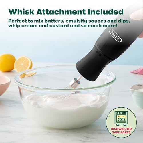 Black Two Speed Portable Hand Mixer with Whisk — photo 4
