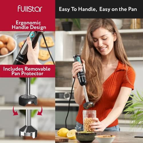 Black 3-in-1 electric immersion blender set — photo 4