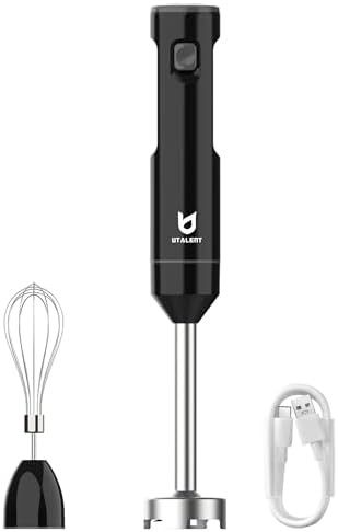Cordless Immersion Blender with Whisk Attachment