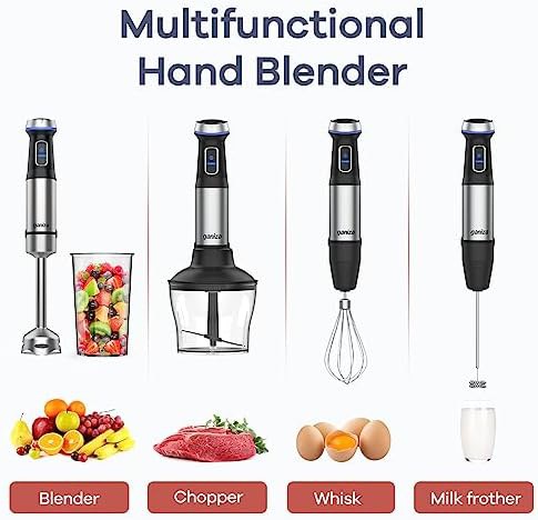 Ganiza 1000W 5 in 1 hand blender — photo 5