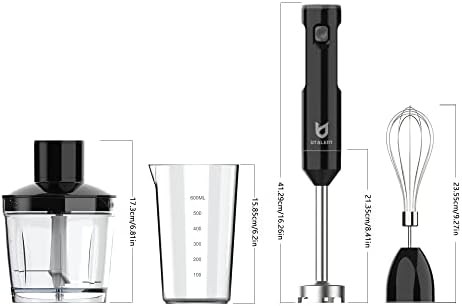 Cordless Hand Blender with Food Chopper Attachment — photo 5