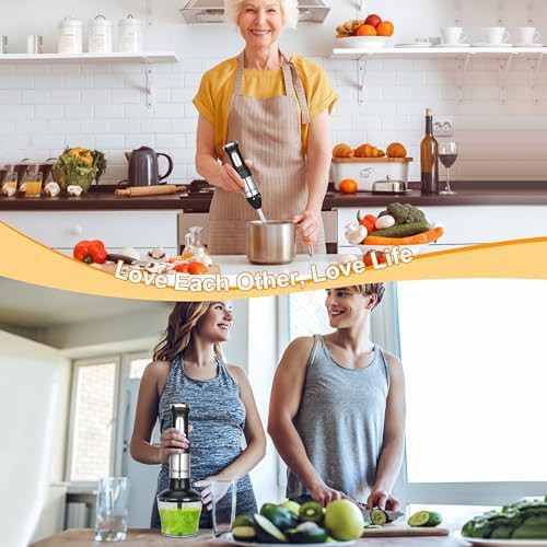 Black 5 in 1 stick blender with variable speed — photo 4