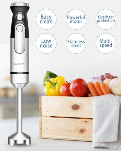 Infinitely variable speed kitchen stick blender — photo 4
