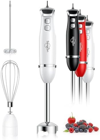 White Three in One Frother Blender