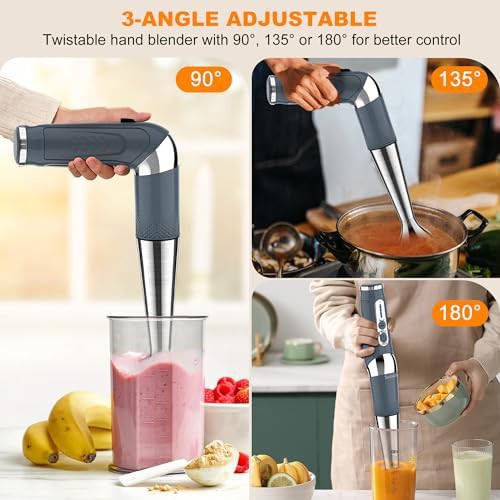 Grey cordless twenty one speed blender — photo 3