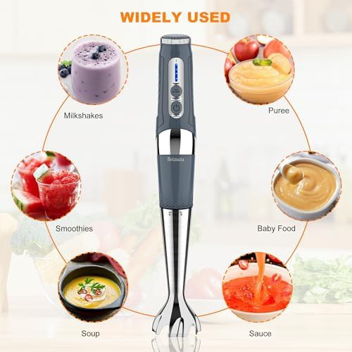 Grey cordless twenty one speed blender — photo 4