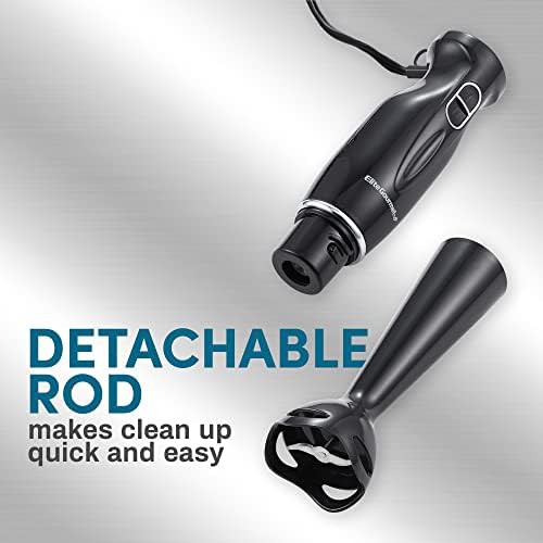 Charcoal black two speed immersion blender — photo 3