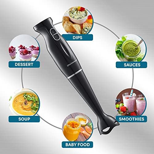 Charcoal black two speed immersion blender — photo 4