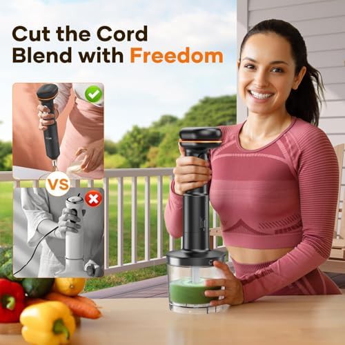 Cordless Hand Blender with Removable Battery — photo 2