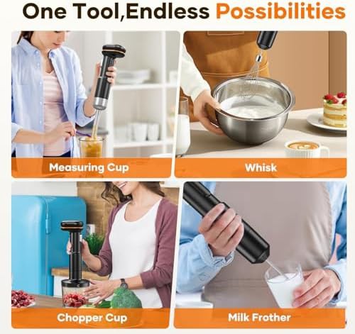 Cordless Hand Blender with Removable Battery — photo 4