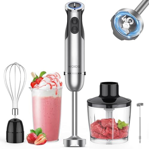 Entire stainless steel shaft hand blender