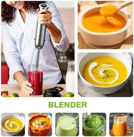 Entire stainless steel shaft hand blender — photo 4
