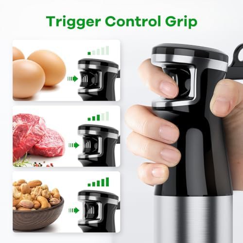 Turelar 1100W five in one corded immersion blender — photo 3