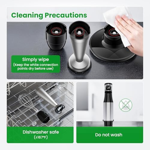 Turelar 1100W five in one corded immersion blender — photo 5