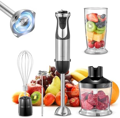 Black stick blender with copper motor