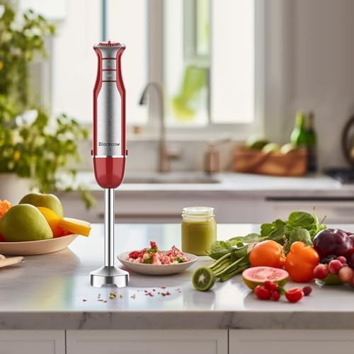 Rose Red Six Speed Hand Blender with Turbo — photo 5