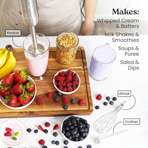 Twelve speed 800W red four in one blender — photo 5