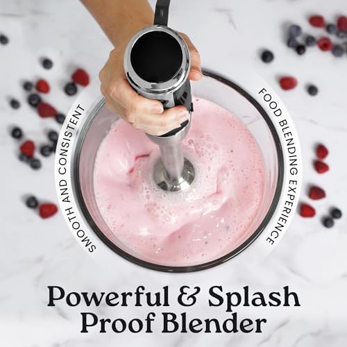 Turbo mode 800W black stainless stick blender — photo 4