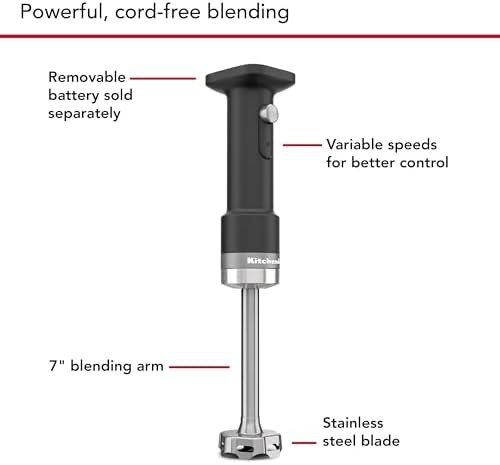 KitchenAid Go cordless hand blender power cell excluded — photo 3