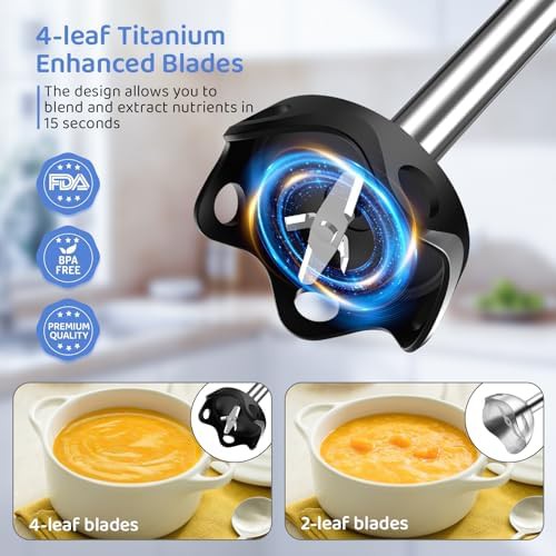 HOVOBO 1000W variable speed stick blender — photo 5