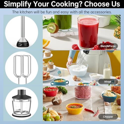 Stainless Steel Smart Stick 1000W Blender — photo 4