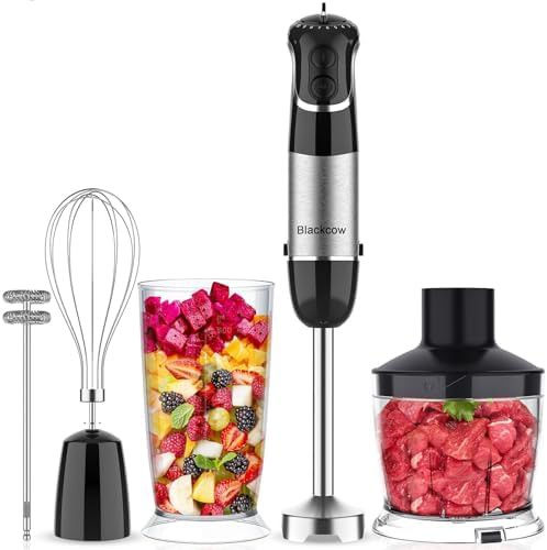 Black Twelve Speed Five in One Hand Blender