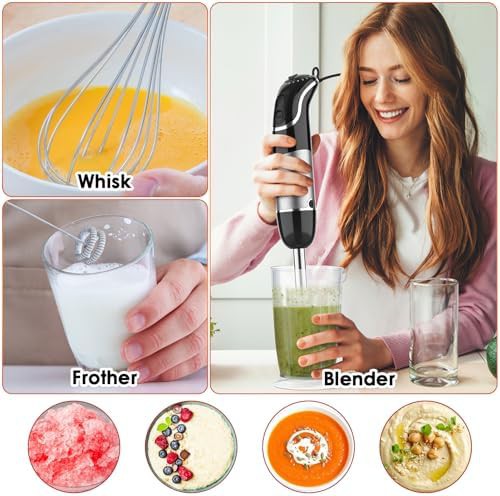 Black Twelve Speed Five in One Hand Blender — photo 3