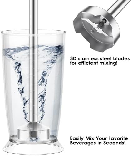 Black Twelve Speed Five in One Hand Blender — photo 4