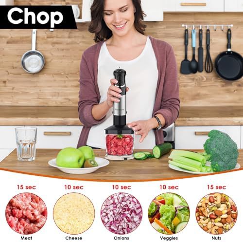 Black Twelve Speed Five in One Hand Blender — photo 5