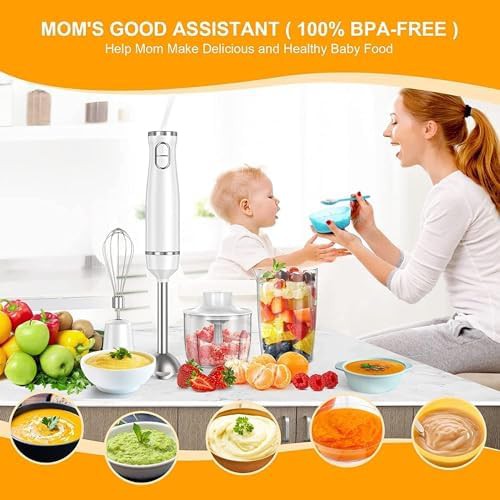 Ecunafix 5-in-1 Hand Blender With Titanium Blades — photo 4