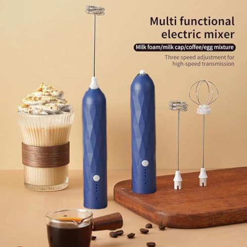 Cordless Handheld Blender with Turbo Mode and Whisk — photo 3