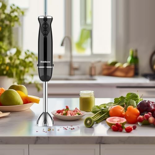 Quiet Black Twelve Speed Stick Blender 500W — photo 5