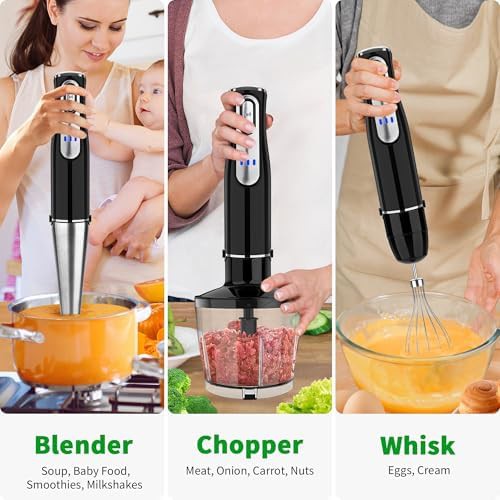 Toogoer Cordless 4-in-1 Stainless Steel Hand Blender — photo 3